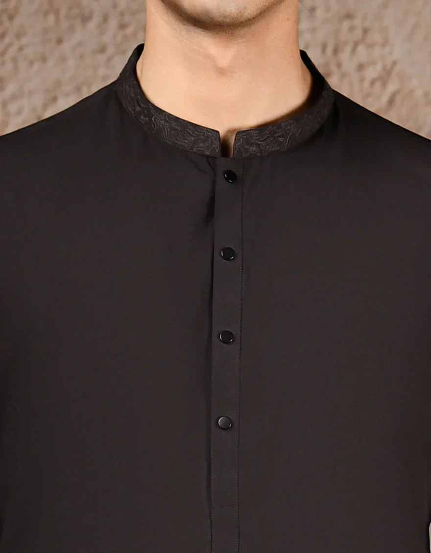 DARK BROWN BLENDED SPECIAL KURTA TROUSERS | JJKP-A-33199/S25/JJ10018-SF - Image 3