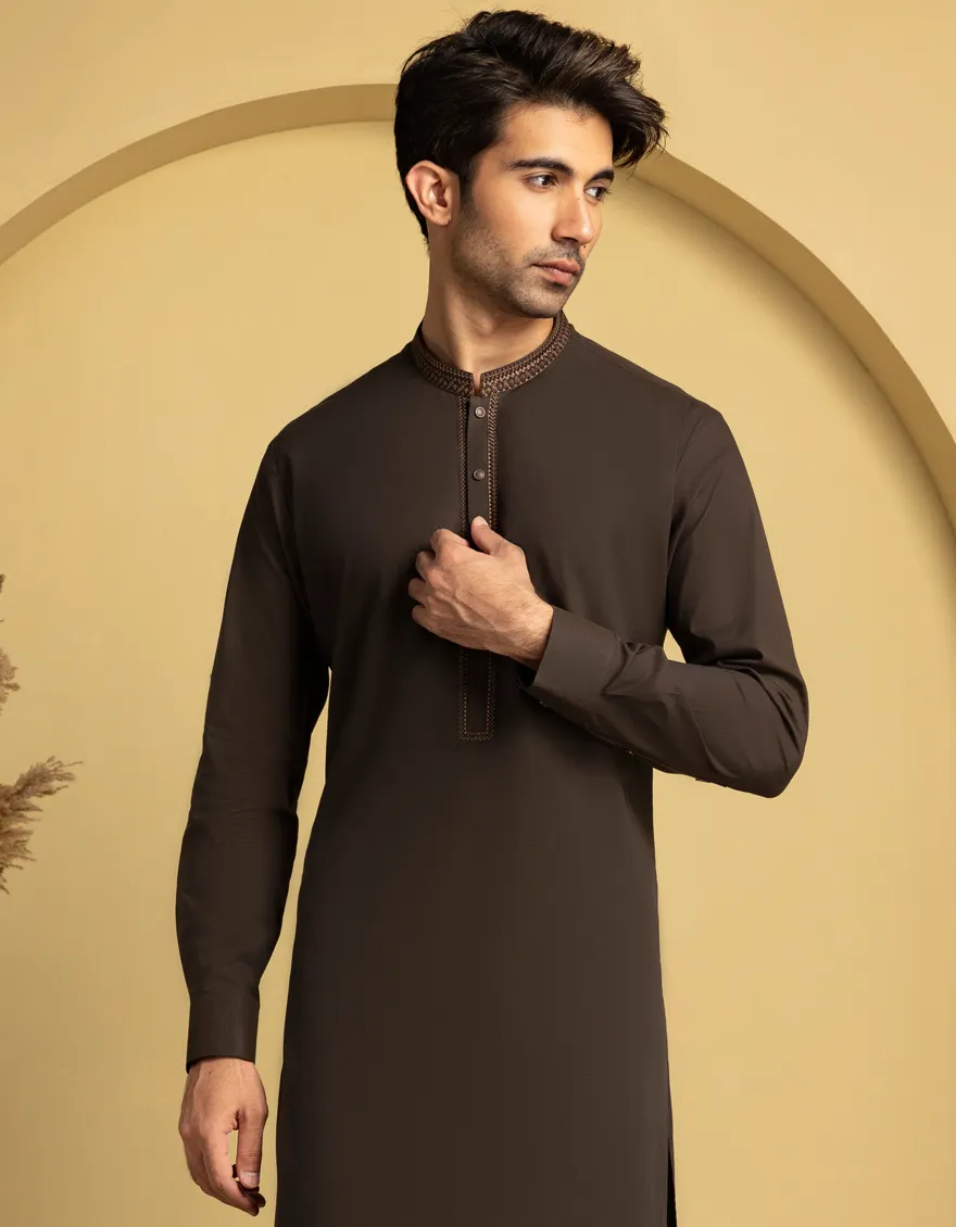 DEEP GREEN COTTON SPECIAL KURTA TROUSERS | JJKP-A-33351/S25/JJ9754-SF - Image 2