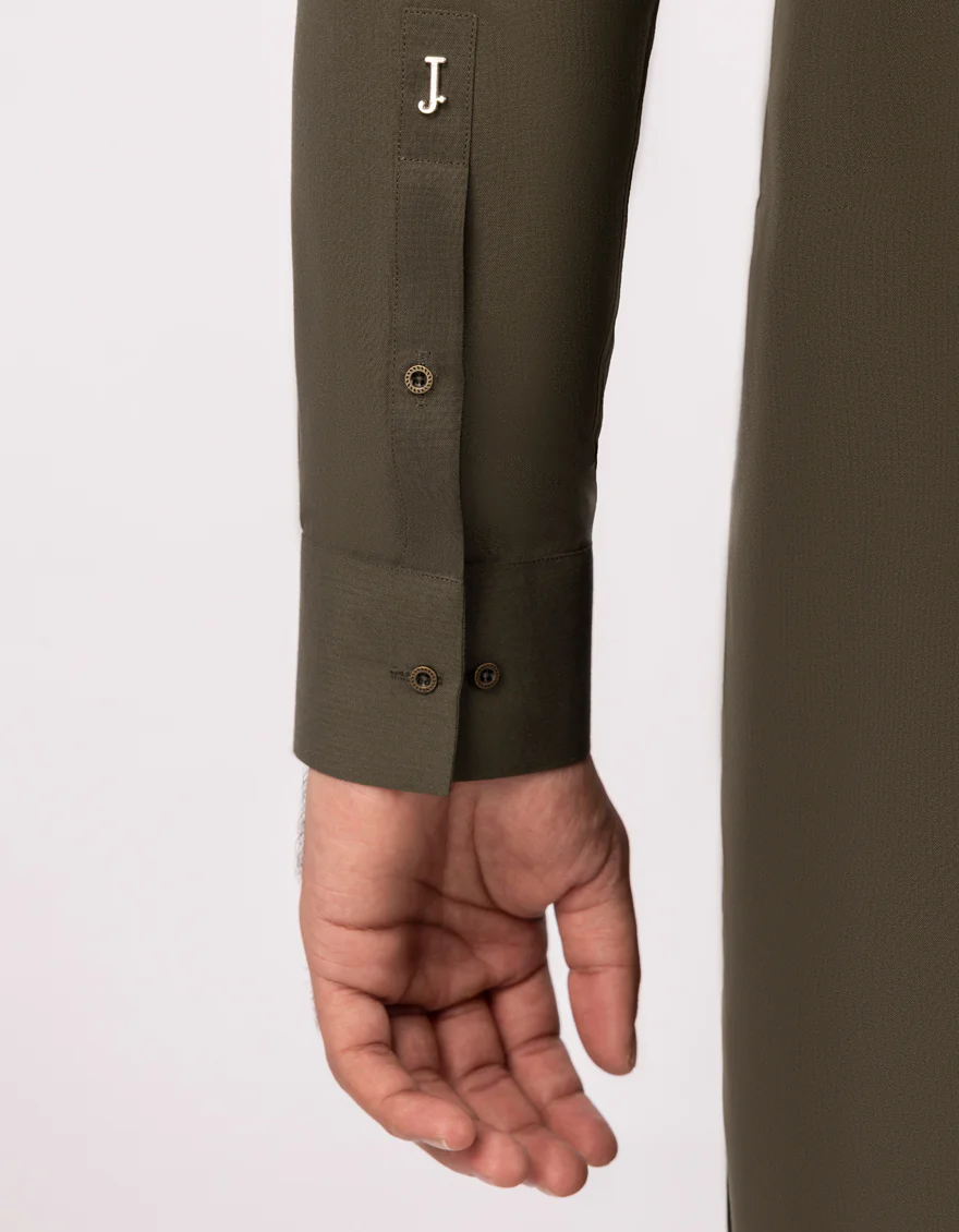 GREEN BLENDED KURTA TROUSERS | JJKP-A-33719/S25/JJ9941-FL - Image 4