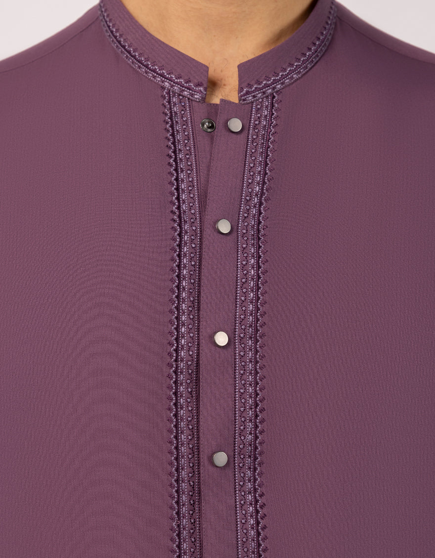 PURPLE BLENDED KURTA TROUSERS | JJKP-A-33721/S25/JJ9941-SF - Image 3