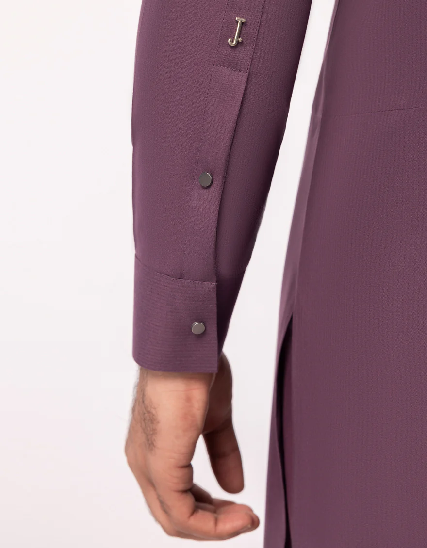 PURPLE BLENDED KURTA TROUSERS | JJKP-A-33721/S25/JJ9941-SF - Image 4