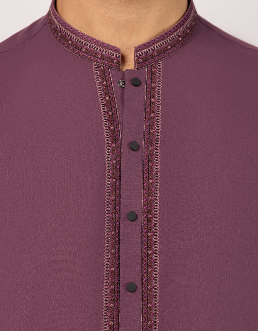 VIOLET BLENDED KURTA TROUSERS | JJKP-A-33728/S25/JJ9944-SF - Image 3