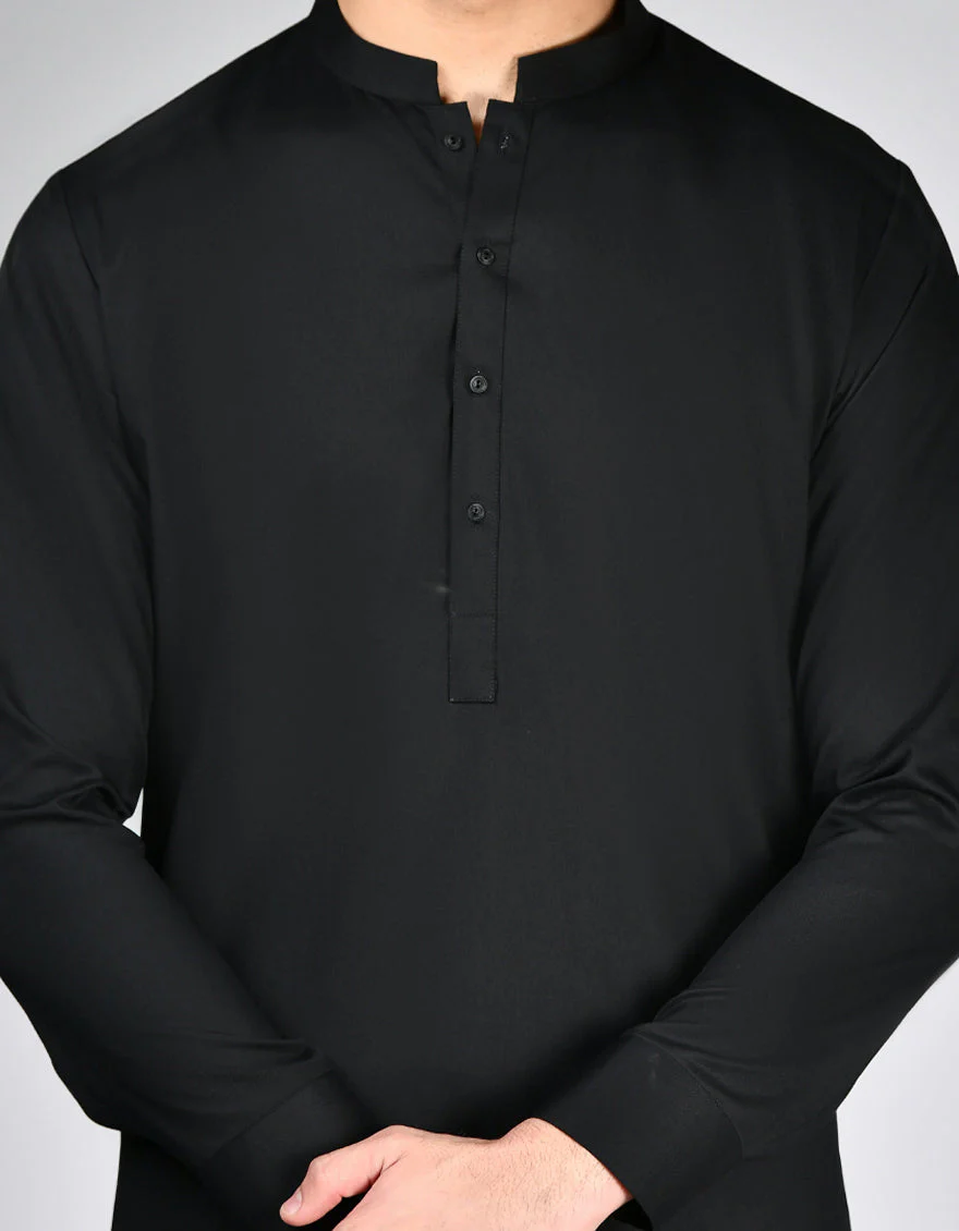 BLACK CVC SPECIAL KURTA TROUSERS | JJKP-A-46493/S24/JJ8745-PN - Image 2
