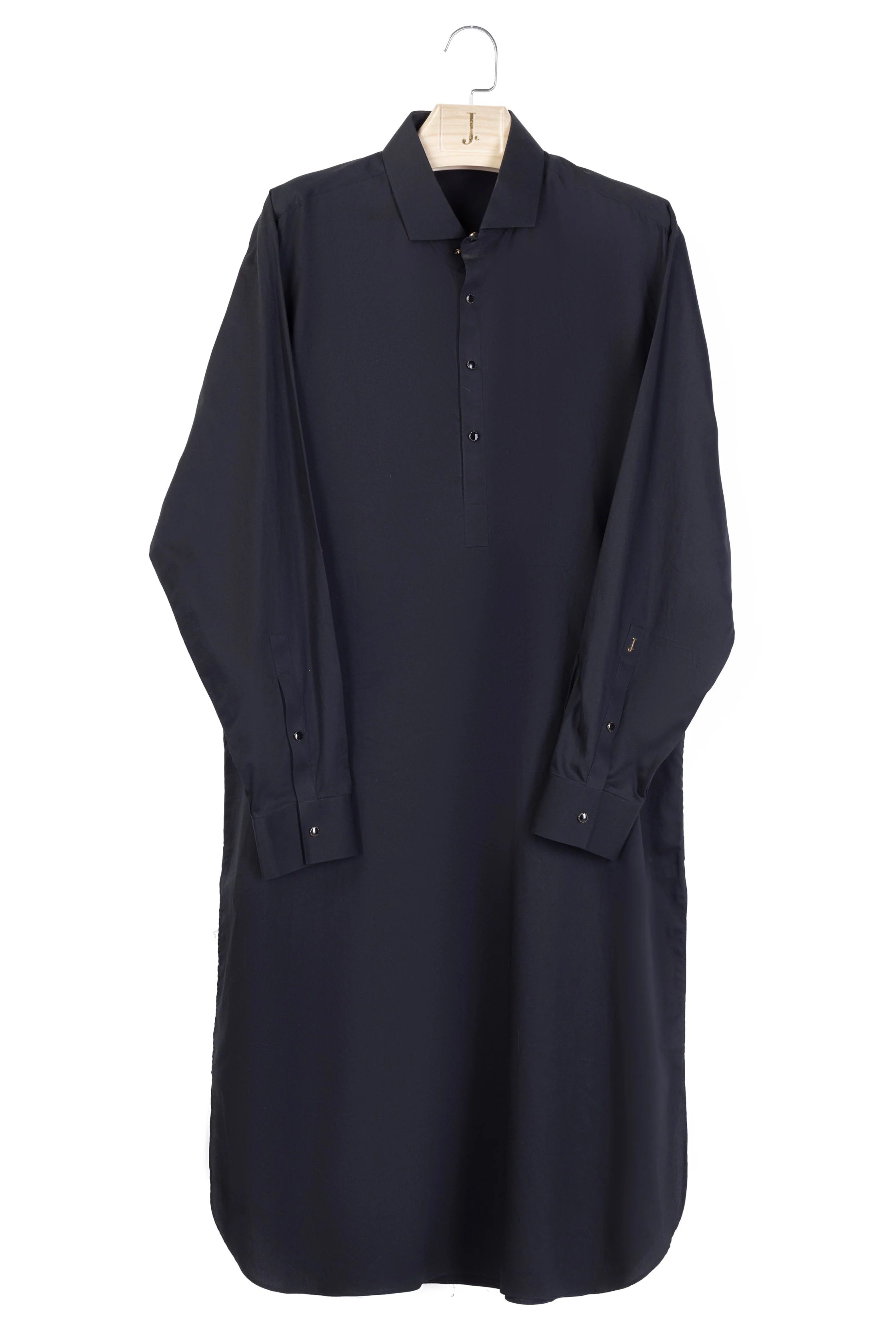 BLACK COTTON SPECIAL KURTA TROUSERS | JJKP-A-47298/S24/JJ8769-PN