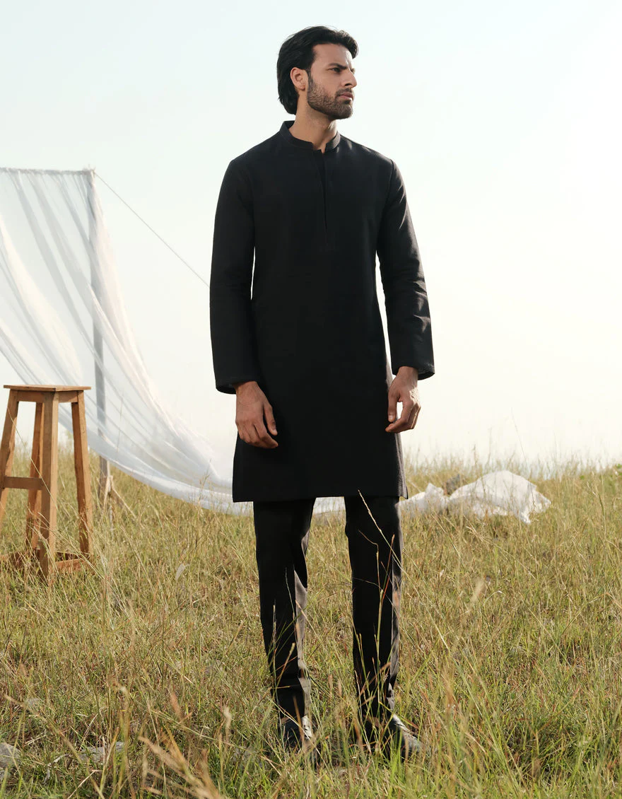 DEEP GREEN COTTON SPECIAL KURTA TROUSERS | JJKP-W-47362/S24/JJ9662-FL