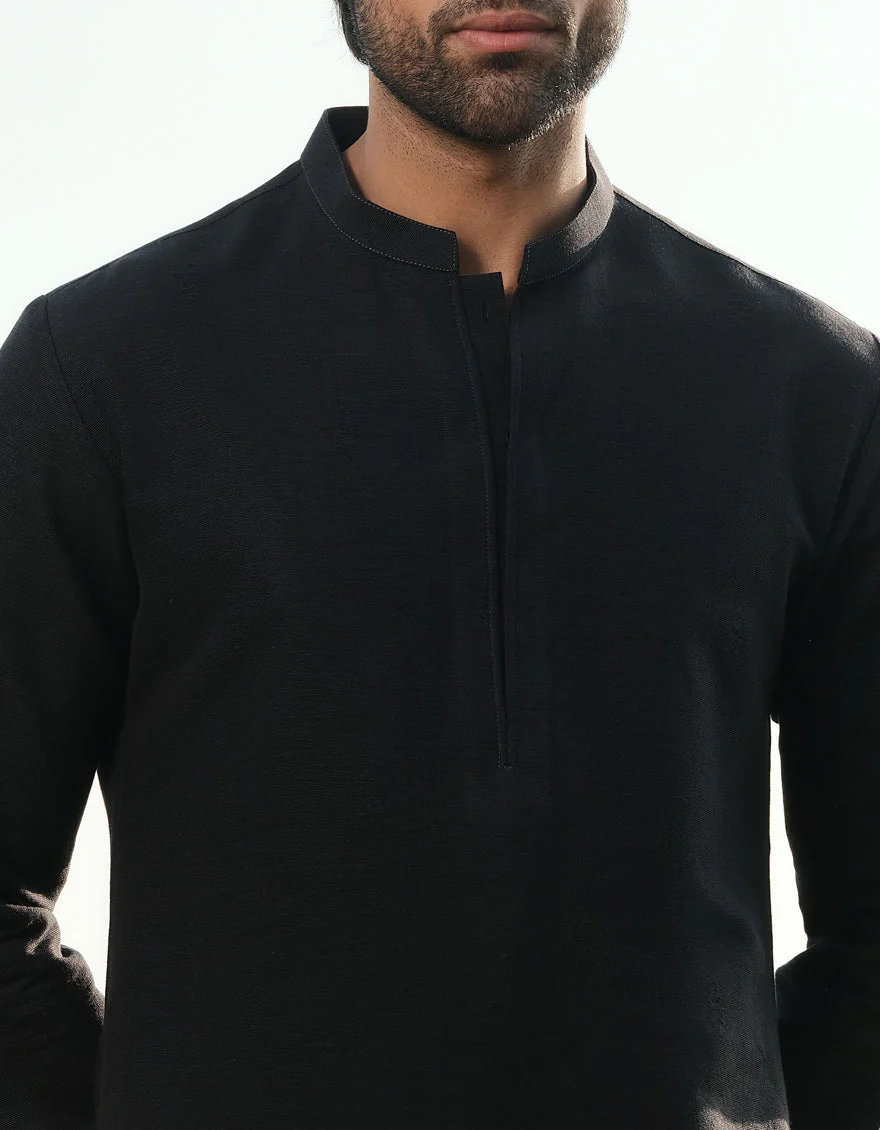 DEEP GREEN COTTON SPECIAL KURTA TROUSERS | JJKP-W-47362/S24/JJ9662-FL - Image 3
