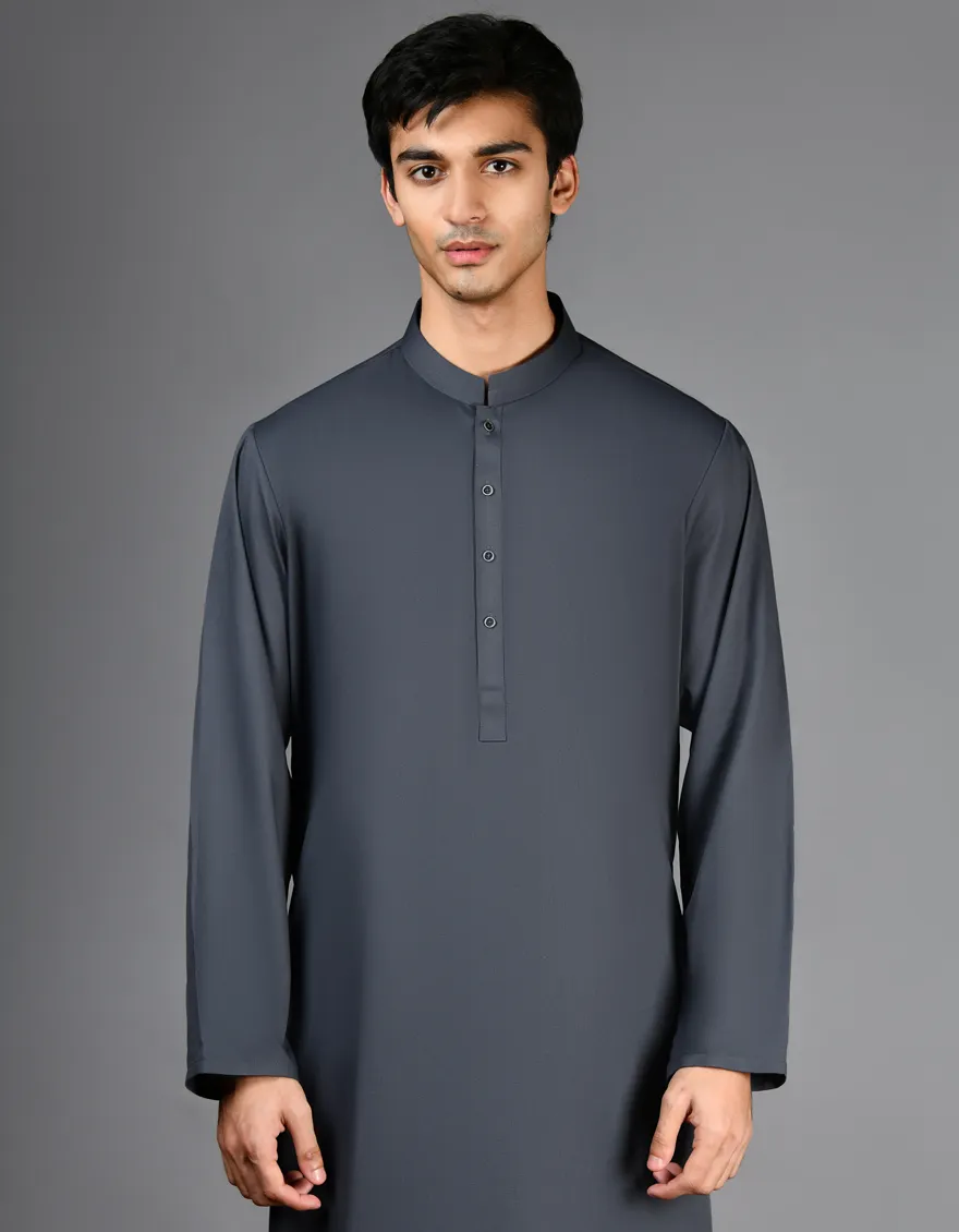 GREY BLENDED KAMEEZ SHALWAR | JJKS-A-30821-R38-AP/S25/JJ9773-PN - Image 2