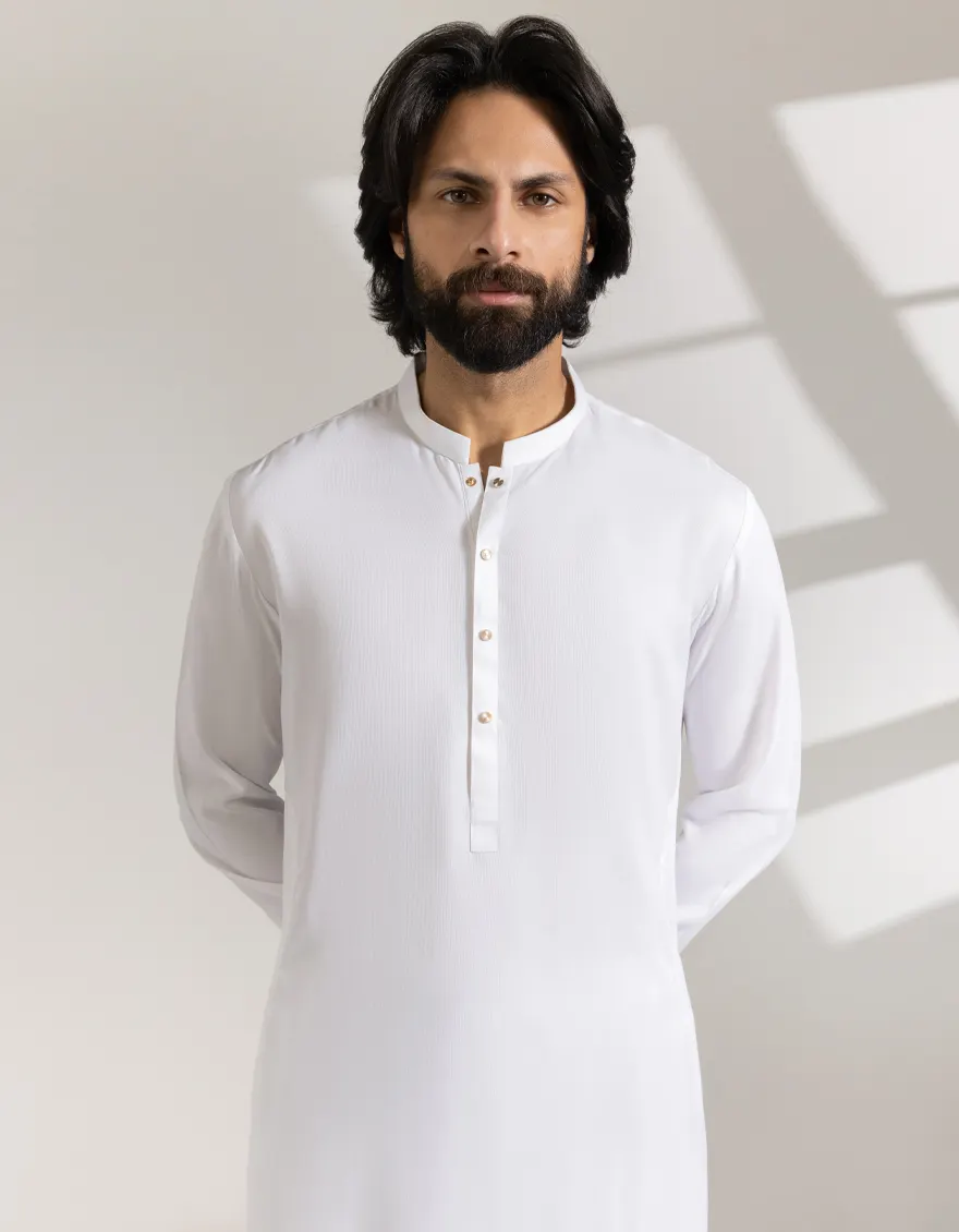 WHITE KAMEEZ SHALWAR | JJKS-A-33457/S25/JJ9663-PN - Image 2