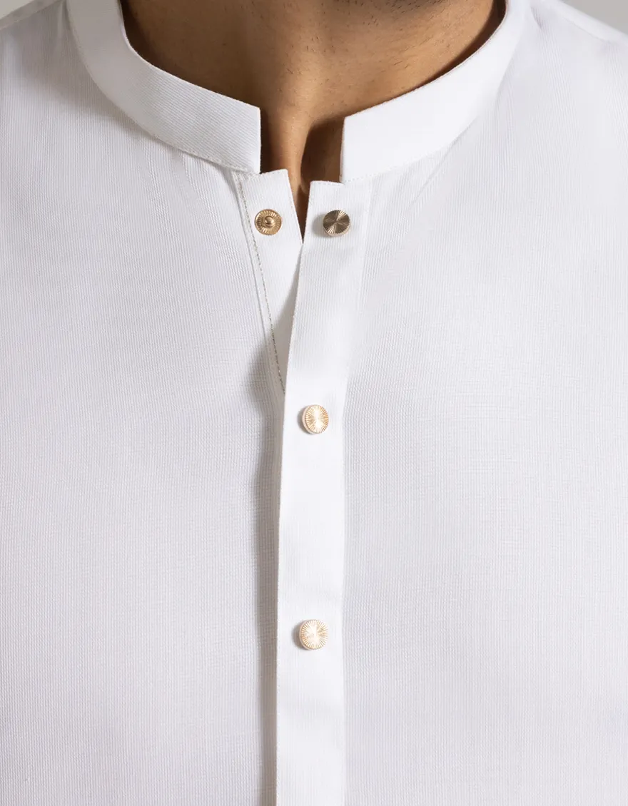 WHITE KAMEEZ SHALWAR | JJKS-A-33457/S25/JJ9663-PN - Image 3