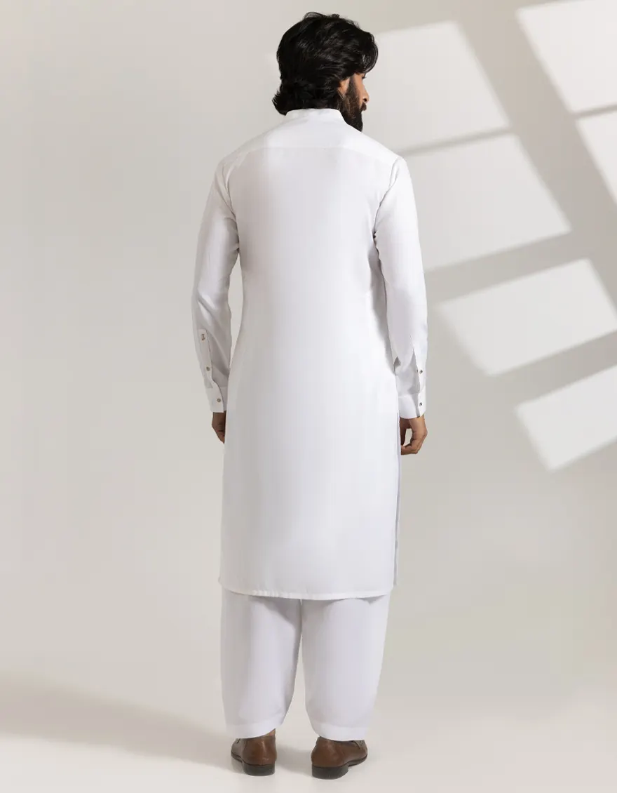 WHITE KAMEEZ SHALWAR | JJKS-A-33457/S25/JJ9663-PN - Image 4