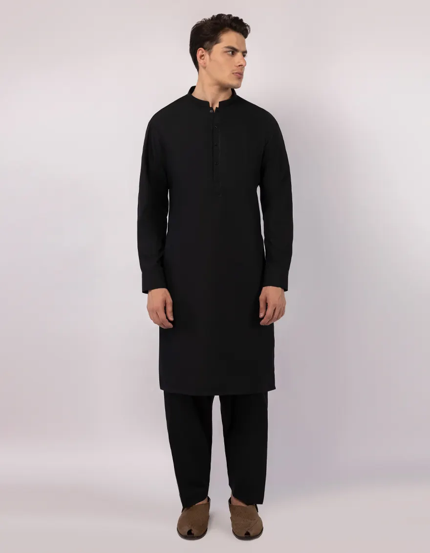 BLACK KAMEEZ SHALWAR | JJKS-A-33647/S26/JJ9817-SF
