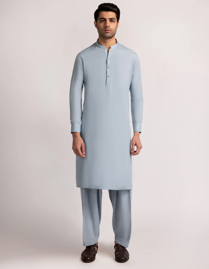 SKY BLUE KAMEEZ SHALWAR | JJKS-A-33649/S25/JJ9817-PN