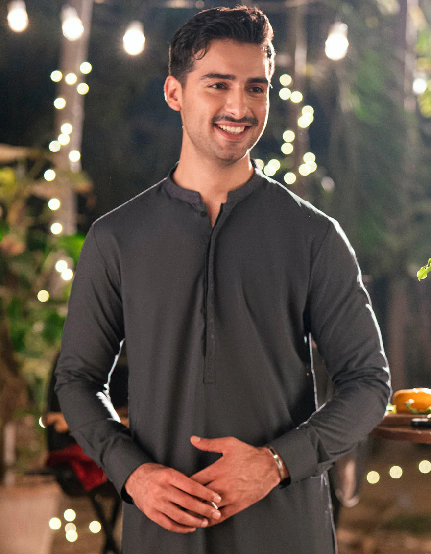 GREY BLENDED KAMEEZ SHALWAR | JJKS-A-46669/S25/JJ9818-SF - Image 3