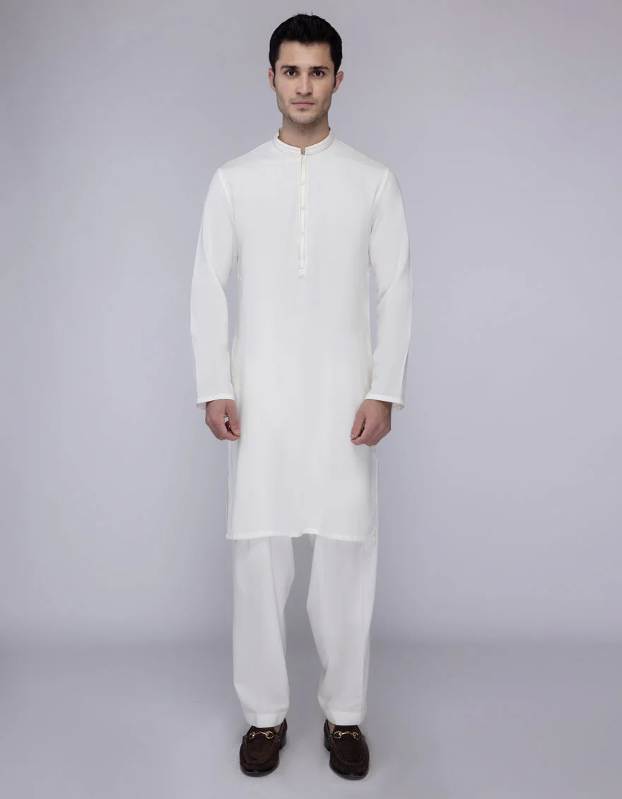 CREAM BLENDED KAMEEZ SHALWAR | JJKS-A-50032/S25/JJ9897-FL