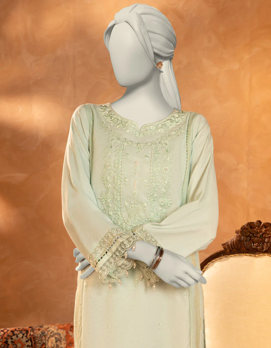 BLUE ZARI KURTI | JJLK-S-JFS-25-210 FB/ELFESYA-10 - Image 3