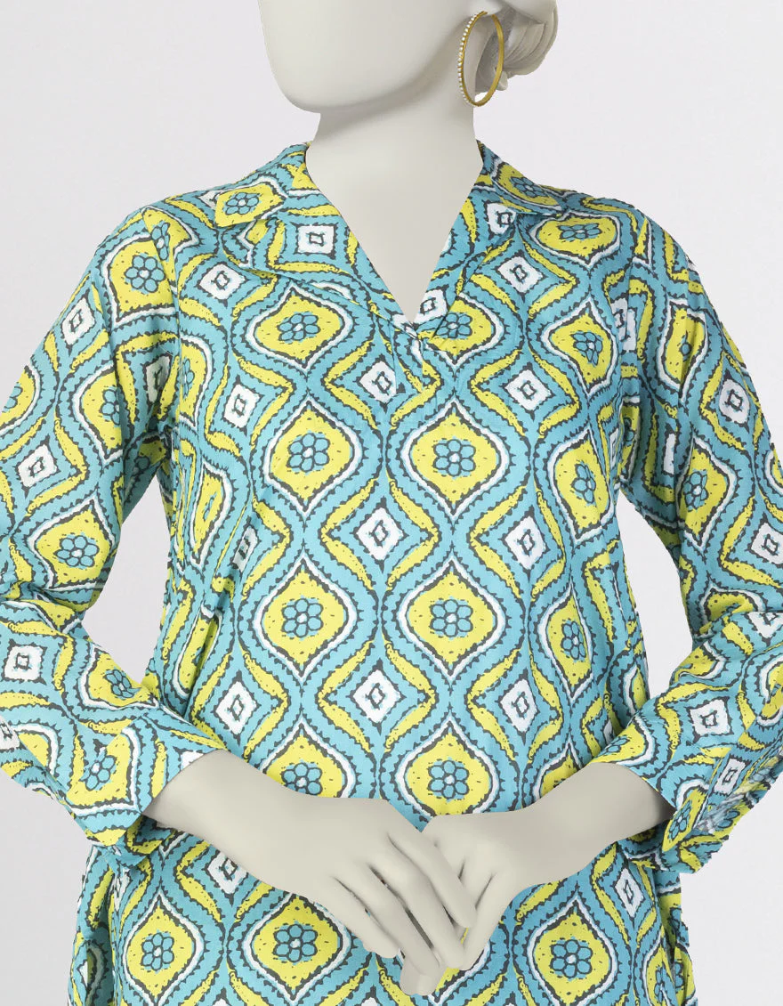 BLUE LAWN KURTI | JJLK-S-JSS-25-361 FB/ESSENTIALS-13 - Image 3
