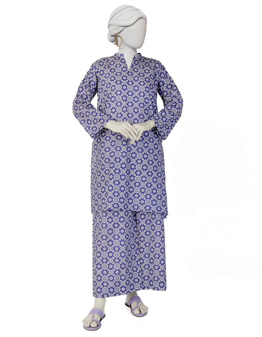 BLUE LAWN KURTI | JJLK-S-JSS-25-366 FB/ESSENTIAL-18