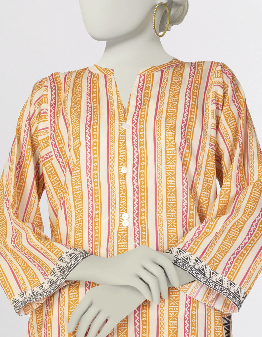 MULTICOLOR LAWN KURTI | JJLK-S-JSS-25-371 FB/ESSENTIALS-23 - Image 3