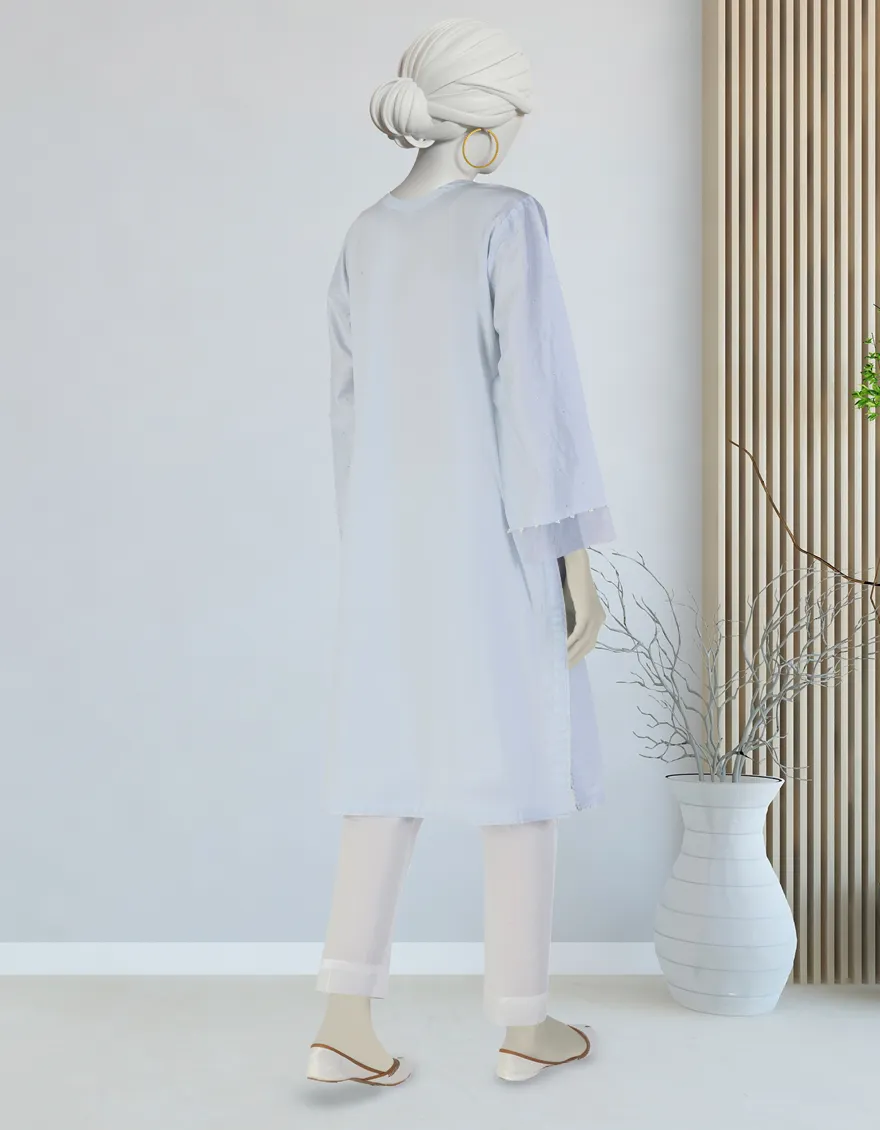 BLUE LAWN KURTI | JJLK-S-JSS-25-384 FB/JEWEL TONES-04 - Image 2