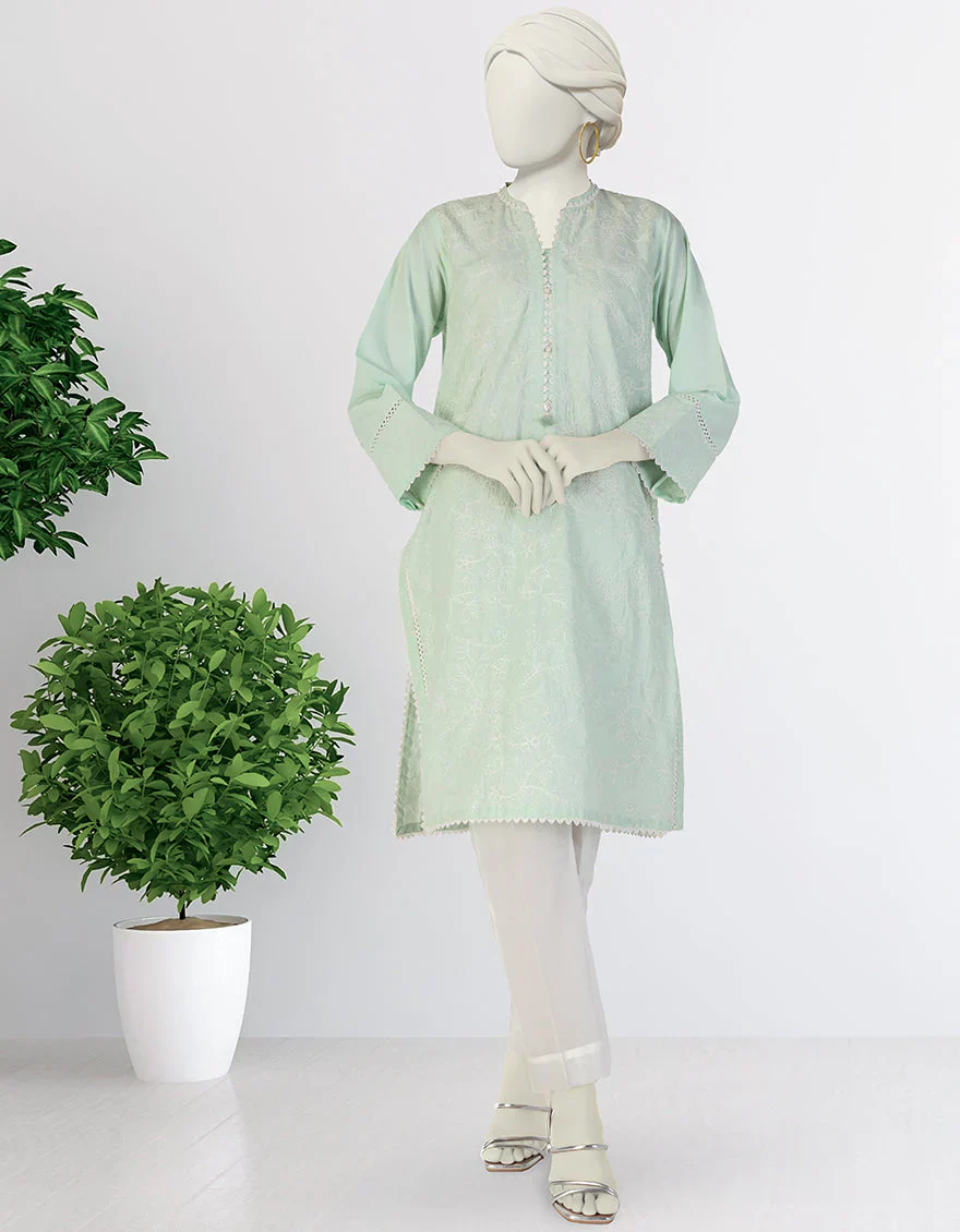 GREEN LAWN KURTI | JJLK-S-JSS-25-388 FB/CHICKEN KARI-4