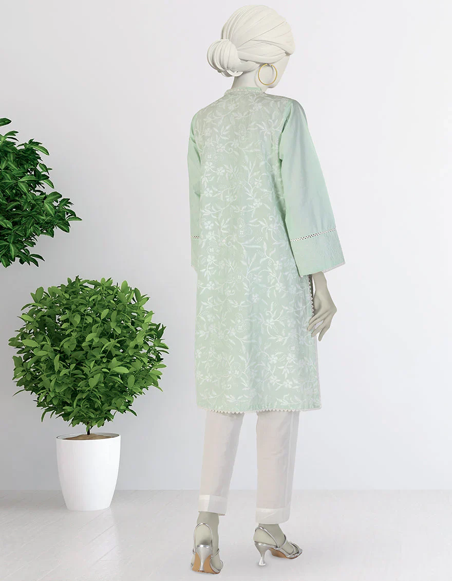 GREEN LAWN KURTI | JJLK-S-JSS-25-388 FB/CHICKEN KARI-4 - Image 2