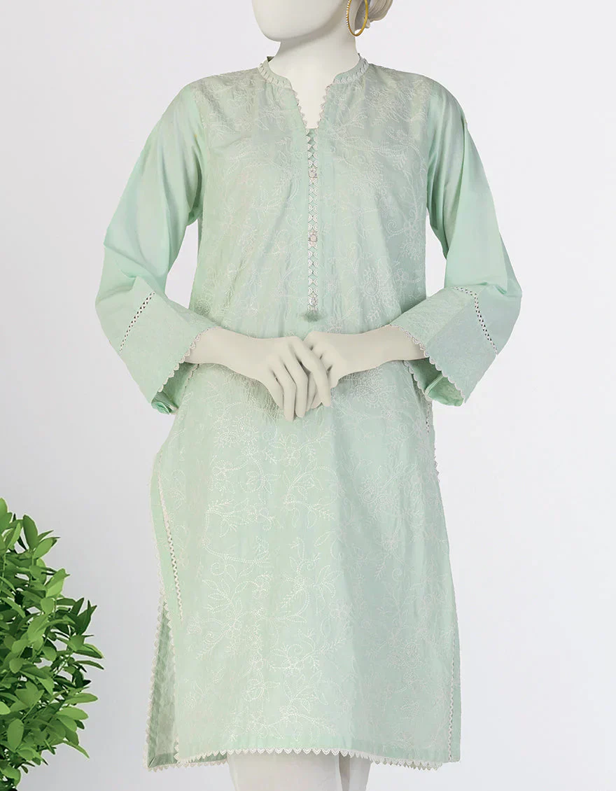 GREEN LAWN KURTI | JJLK-S-JSS-25-388 FB/CHICKEN KARI-4 - Image 3
