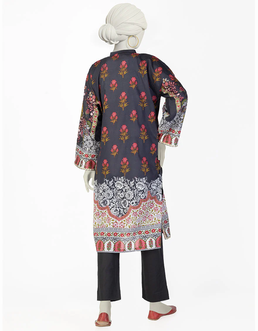 MULTICOLOR LAWN KURTI | JJLK-S-JSS-25-405 FB/ROYAL TAPESTRY-1 - Image 2