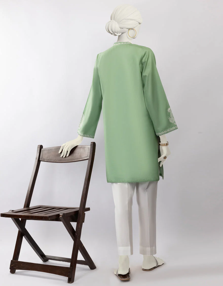 GREEN LAWN KURTI | JJLK-S-JSS-25-440 FB/KASHMIR-2 - Image 2