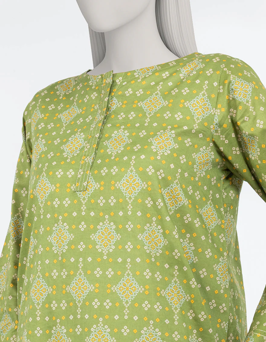 GREEN LAWN KURTI | JJLK-S-JSS-25-491 FB/ESSENTIALS-51 - Image 4