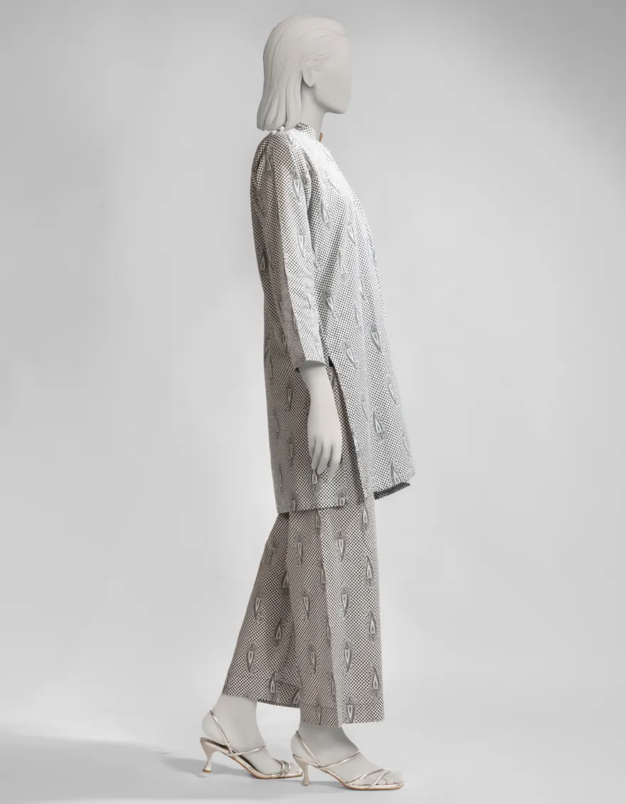 WHITE DYED KURTI | JJLK-S-JSS-25-500 FB/ESSENTIAL-60 - Image 2