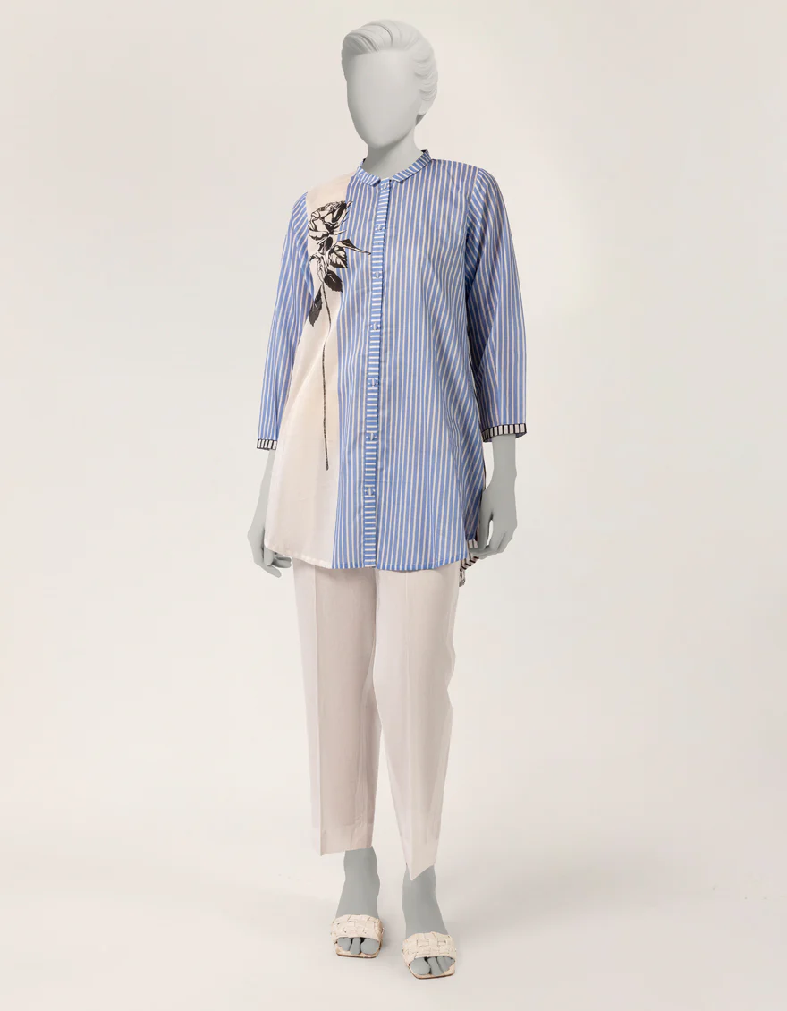 BLUE LAWN KURTI | JJLK-S-JSS-26-542 FB/FEARLESS GEN Z-01