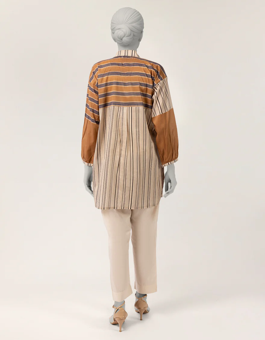 BEIGE LAWN KURTI | JJLK-S-JSS-26-543 FB/FEARLESS GEN Z-02 - Image 3