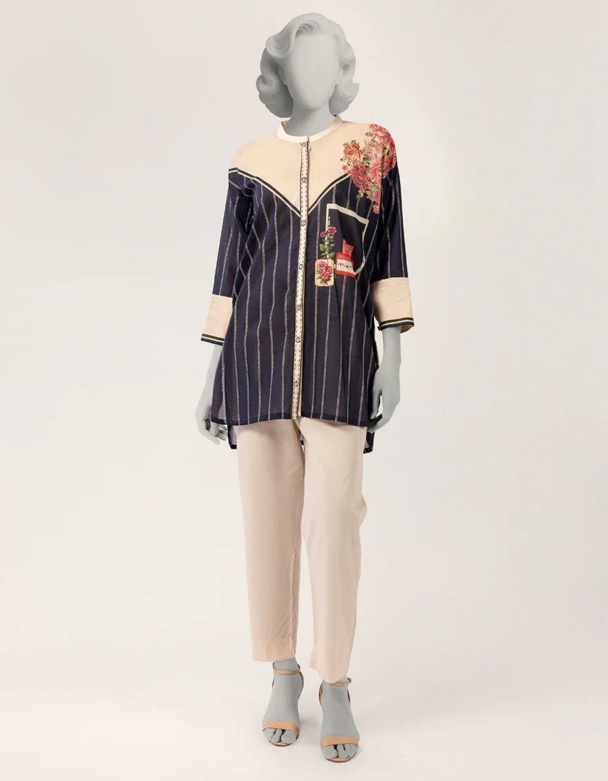 BLUE LAWN KURTI | JJLK-S-JSS-26-544 FB/FEARLESS GEN Z-03