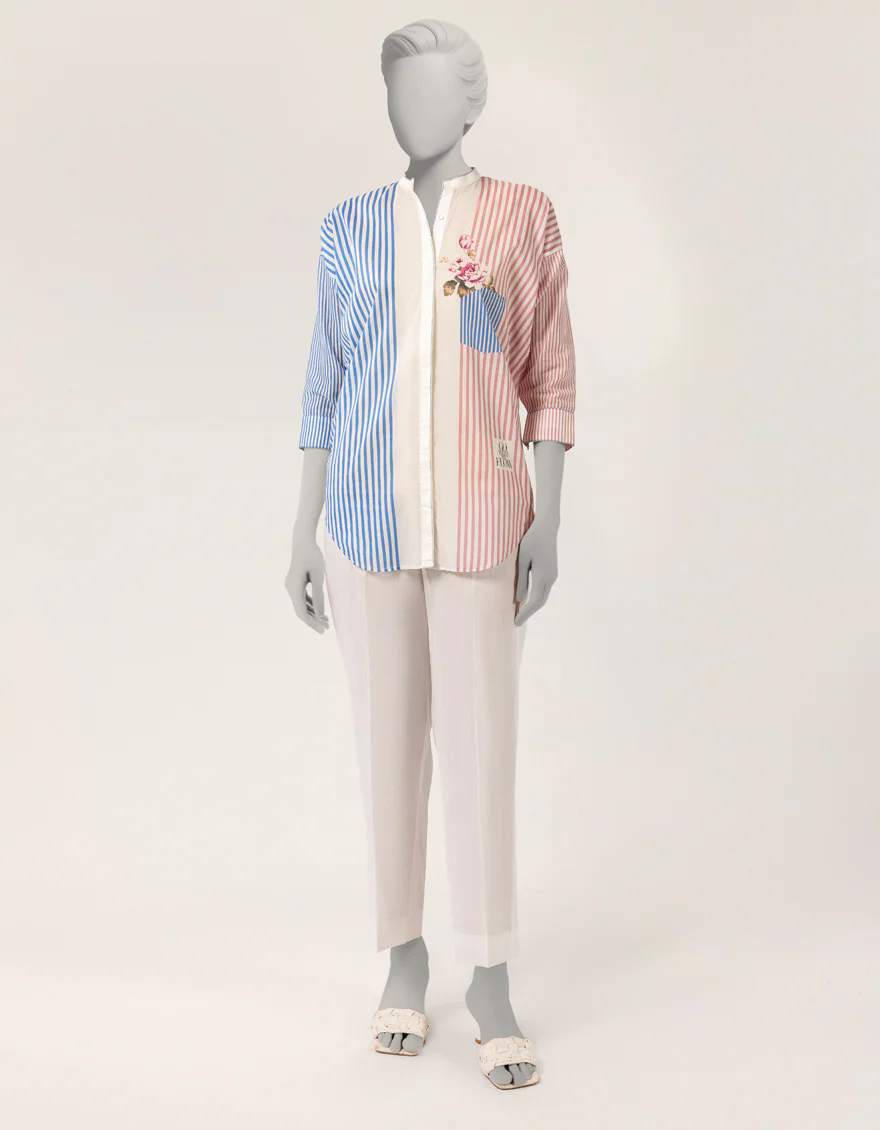 OFF WHITE LAWN KURTI | JJLK-S-JSS-26-545 FB/FEARLESS GEN Z-04