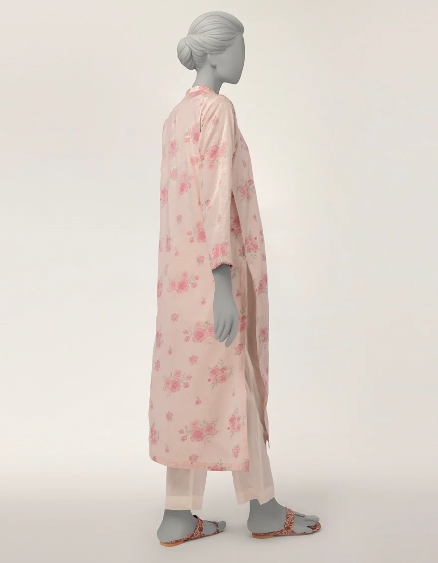 PINK LAWN KURTI | JJLK-S-JSS-26-588 FB/ASSORTMENT-30 - Image 3