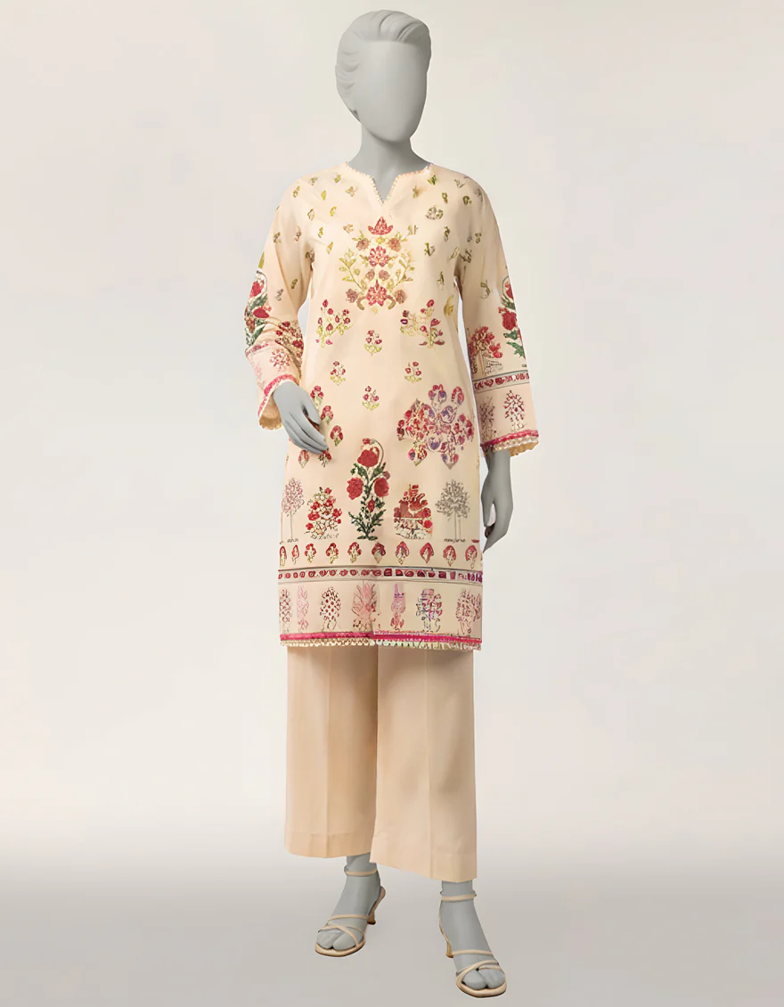 IVORY LAWN KURTI | JJLK-S-JSS-26-599 FB/ASSORTMENT-11