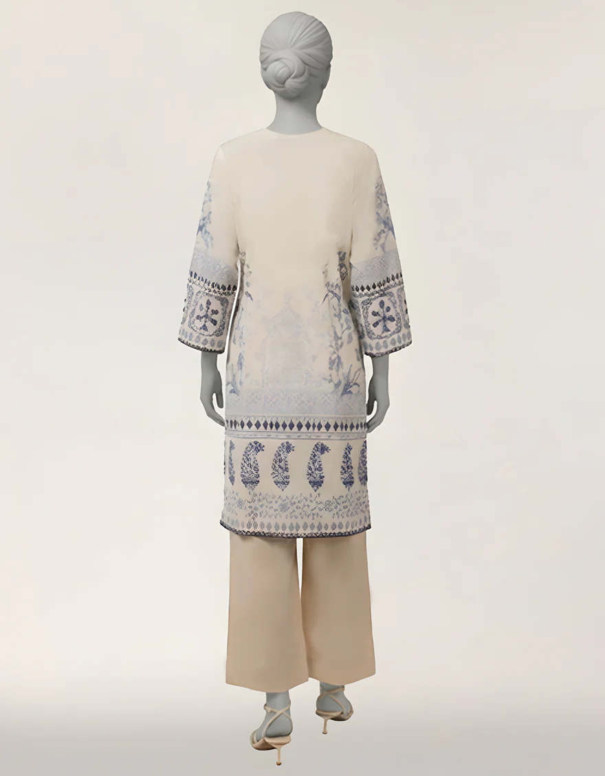INDIGO LAWN KURTI | JJLK-S-JSS-26-600 FB/ASSORTMENT-12 - Image 2