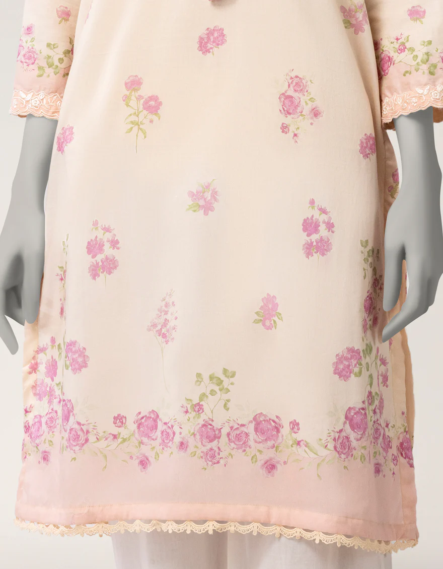 BEIGE LAWN KURTI | JJLK-S-JSS-26-602 FB/ASSORTMENT-14 - Image 4