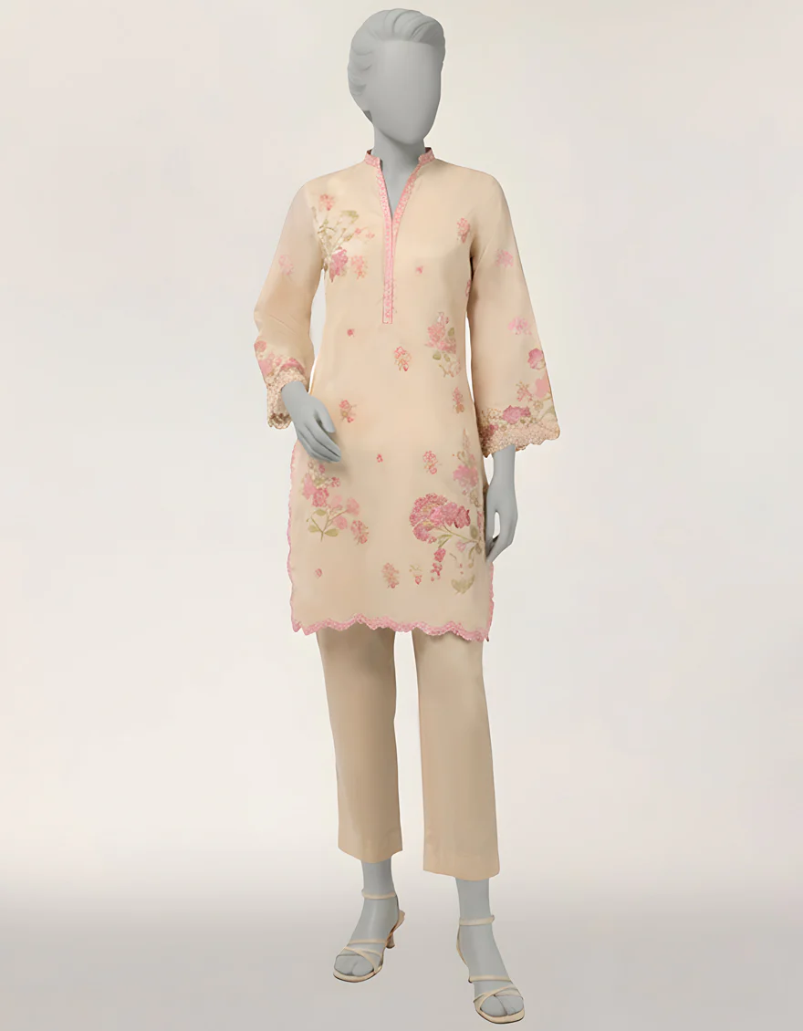 BEIGE LAWN KURTI | JJLK-S-JSS-26-603 FB/ASSORTMENT-15