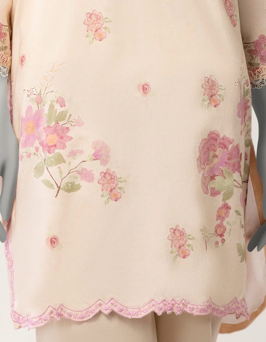 BEIGE LAWN KURTI | JJLK-S-JSS-26-603 FB/ASSORTMENT-15 - Image 5