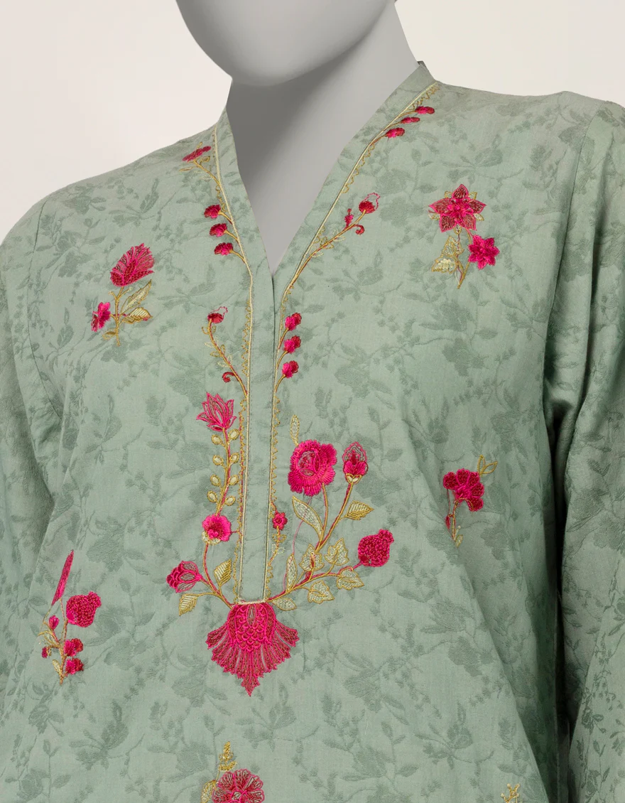 GREEN DOBBY KURTI | JJLK-S-JSS-26-605 FB/ASSORTMENT-17 - Image 4