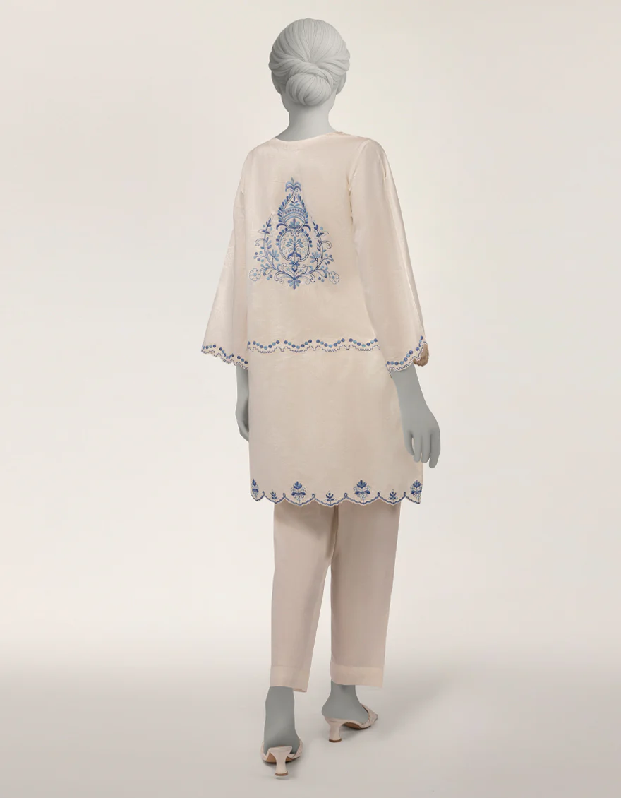 OFF WHITE DOBBY KURTI | JJLK-S-JSS-26-607 FB/ASSORTMENT-19 - Image 3