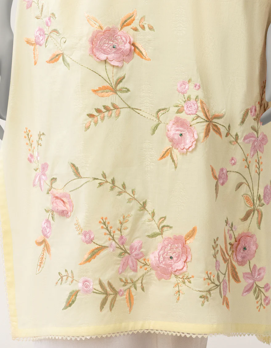 YELLOW DOBBY KURTI | JJLK-S-JSS-26-609 FB/ASSORTMENT-21 - Image 5