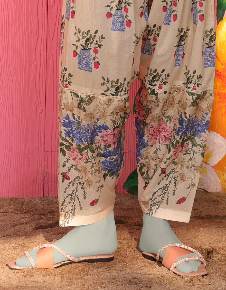 CREAM LAWN TROUSERS | JJLT-S-25-307 FB/ESSENTIAL-07