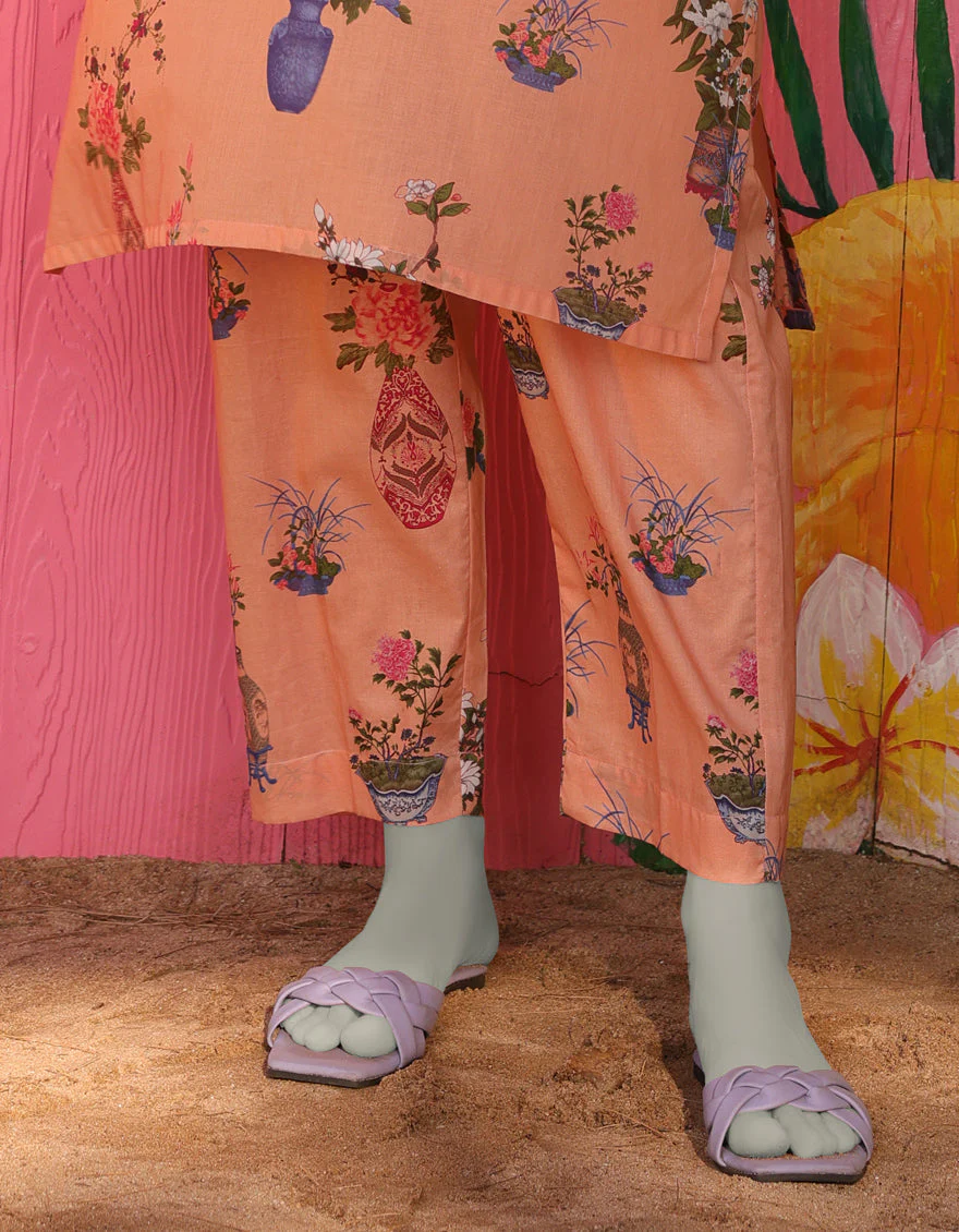 PEACH LAWN TROUSERS | JJLT-S-25-311 FB/ESSENTIAL-011