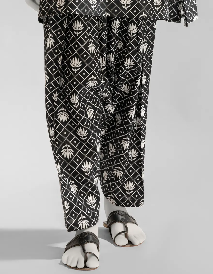 BLACK LAWN SHALWAR | JJLT-S-25-496 FB/ESSENTIAL-56