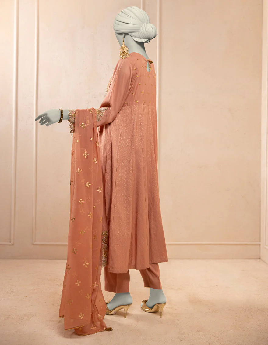 PINK SILK 3PC STITCHED | JJPW-S-JPS-25-3931 FB/DANEEN-07 - Image 3