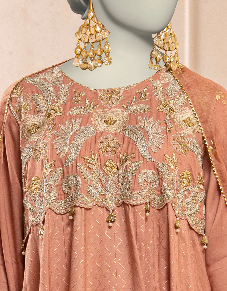 PINK SILK 3PC STITCHED | JJPW-S-JPS-25-3931 FB/DANEEN-07 - Image 4