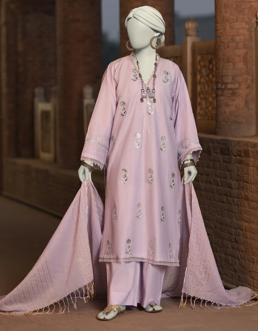 LILAC LAWN 3PC STITCHED | JLAWN-S-25-033/S CHAMPA PANI-03