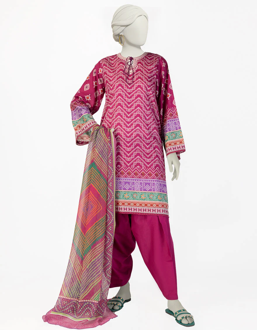 PURPLE LAWN 3PC STITCHED | JLAWN-S-25-078/S CHUNRI-6